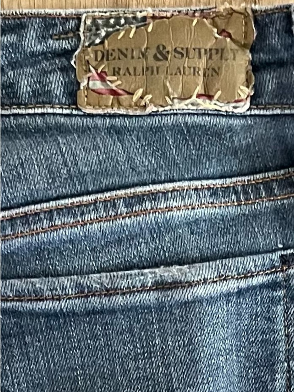 Denim & Supply Ralph Lauren Jeans Womens 28x32 Straight Leg Distressed Denim - Picture 4 of 11